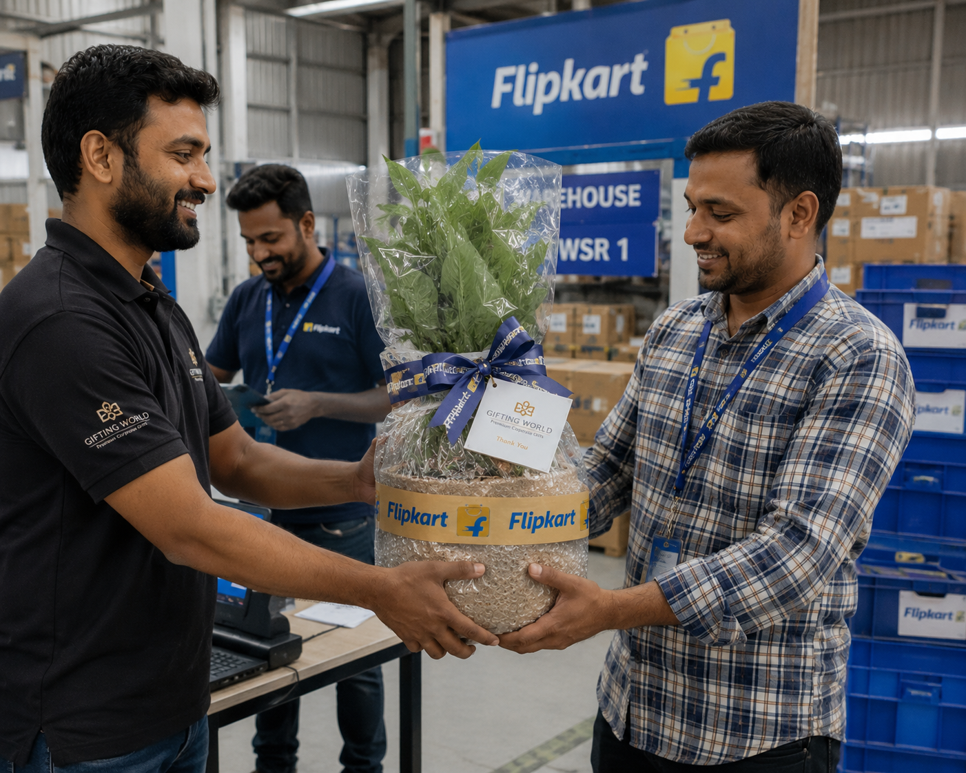 Happy corporate gifting client in Pune